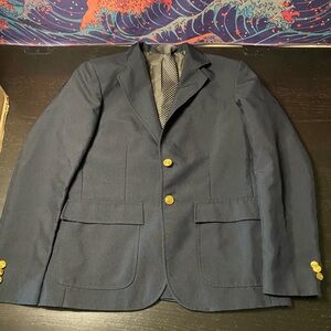 Elite School/Street Wear Navy Blazer with Gray Lining